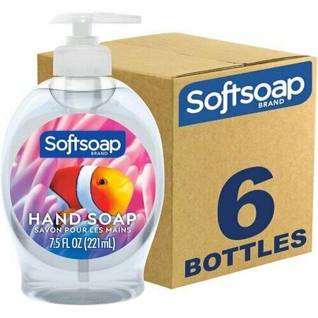COLGATE-PALMOLIVE CO Hand Soap, Liquid, Aquarium, 7.5 fl. oz, Clear, 6PK CPCUS04966ACT